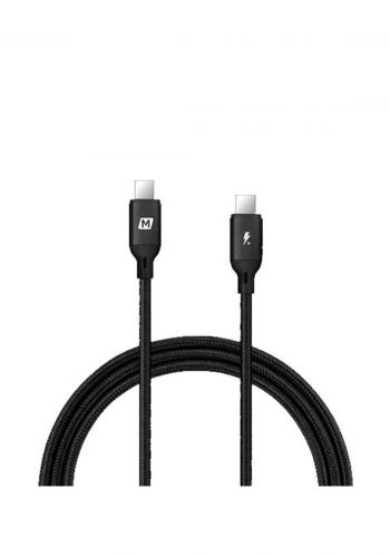 كيبل تايب سي  2 متر من موماكس Momax DC20D USB-C to USB-C Cable 100W PD - Black ( 4407 ) 