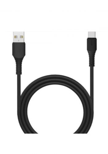  كيبل شحن تايب سي 1 متر من روكروز Rockrose Alpha AC RRCS12C USB-C Cable - Black	 ( 4364 ) 