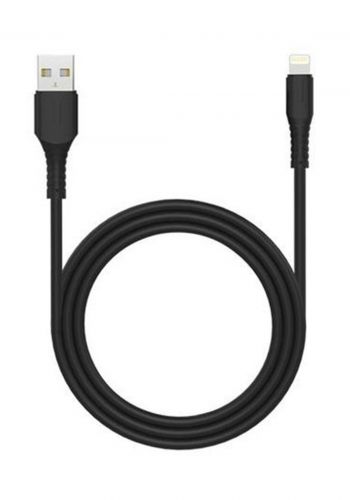  كيبل شحن لايتننك 1 متر من روكروز Rockrose Alpha AL RRCS12L Lightning Cable - Black	 ( 4365 ) 