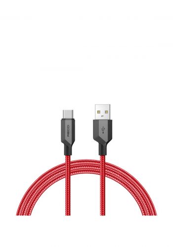   كابل تايب سيRecci RTC-N22C Type-C Cable  1m -Red