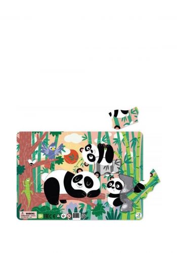 لعبة بازل للاطفال بتصميم الباندا 21 قطعة من دودو Dodo Frame Puzzle Pandas