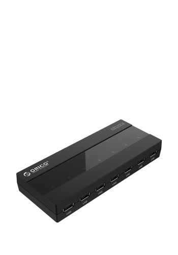 تحويلة Orico H727RK-U2 7 Ports USB 2.0 Hub-Black  