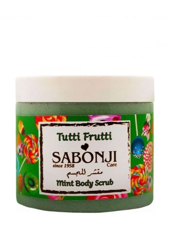 مقشر بالنعناع  للجسم 580 غرام من صابونجي Sabonji Tutti Fruitti Mint Body Scrub