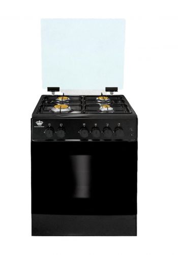 طباخ غازي 4 شعلات (60 * 60)سم  من رويال رحماني Royal Rahmani ETF1000.90-BLACK  Gas cooker