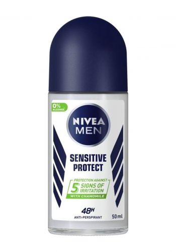 رول مزيل عرق رجالي 50 مل من نيفيا Nivea Men Sensitive Protect Roll On Anti-Perspirant