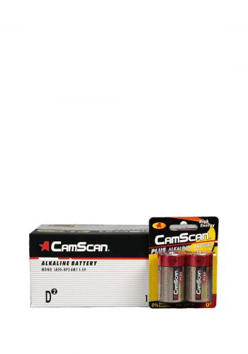 بطاريات D من كامسكان -1 بطارية Camscan LR20-BP2A Plus Alkaline Battery