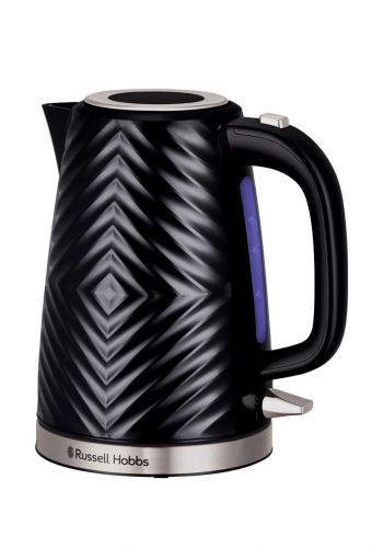 غلاية كهربائية 1.7 لتر 2400 واط من راسل هوبز Russell Hobbs 26380-70 Groove  Kettle Black