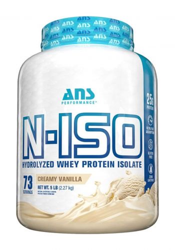 بروتين 2.27 كغم بنكهة الفانيلا الكريمية من اي ان اس بيرفورمانس ANS Performance N-ISO Hydrolyzed Whey Protein Isolate