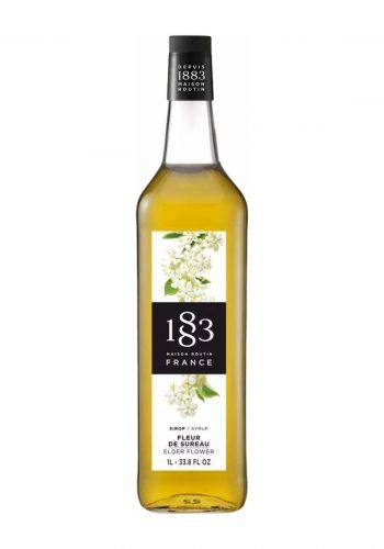 شراب الزهور 1 لتر من 1883 ميزون روتين 1883 Maison Routin Elder Flower Syrup 
