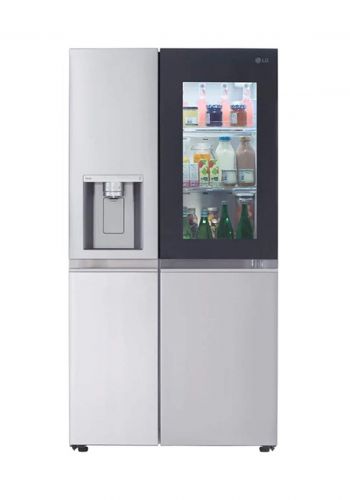 ثلاجة  انستافيو بابين جانبية 28 قدم من إل جي  LG GCX-287TNS Feet Side Door Refrigerator