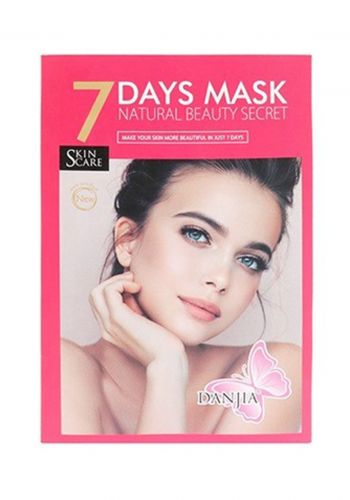 Natural Beauty Secret 7 Days Face & Neck Sheet Masks 7 Pcs Set سيت ماسك ورقي ل7 ايام