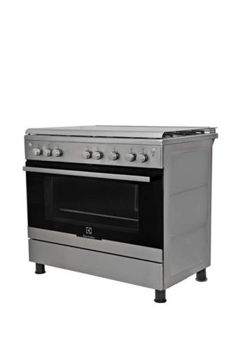 طباخ غازي 90x60 من الكتروليكس ALHAFIDH EKG913A2OX 90x60 Free Standing Gas Cooker