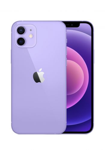 جهاز ابل ايفون 12 Apple MJNP3AA-A iPhone 12 Single Sim 4GB RAM 128GB-Purple 