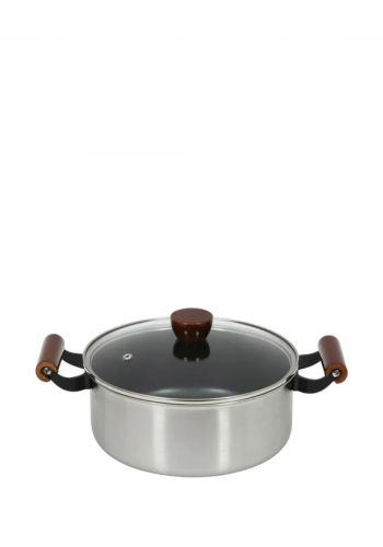 قدر طهي بقطر 22 سم من بيرل ميتال Pearl Metal HC-210 Cooking Pot with Glass Lid