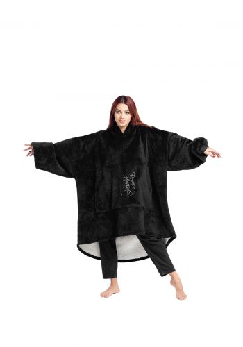 جاكيت لكلا الجنسين أسود اللون من اوفو  OVO Hoodie Jacket For Unisex