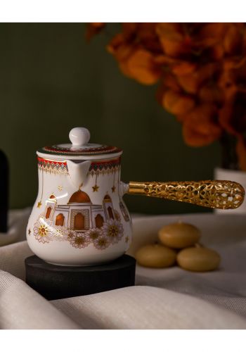 دلة مع غطاء نقشة رمضانية 