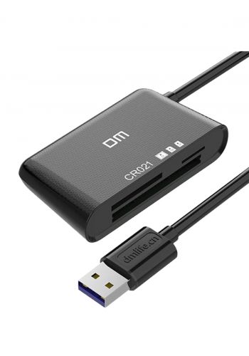 قارئ بطاقة الذاكرة - DM CR021 USB 3.0 To 3 In 1 Card Reader
