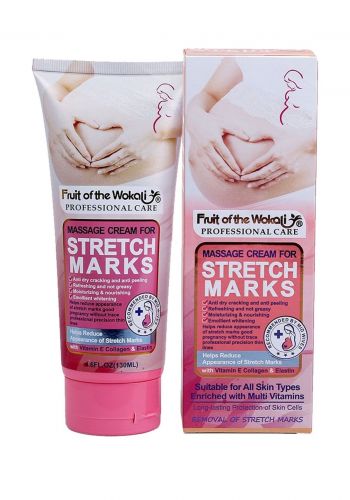 كريم مضاد لعلامات التمدد 130 مل من فروت اوف ذا وكالي  Fruit Of The Wokali Anti  Stretch Marks Cream