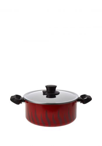 قدر للطهي 26 سم من تيفال Tefal-P&P Alu Ns Ptfe New G6 Tempo Flame - Dutch Oven 26 + Ss