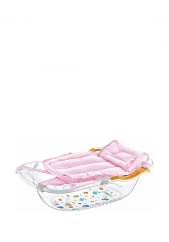 دعامة استحمام للأطفال باللون الوردي من بيبي جيم Baby Jem Foam Bath Net