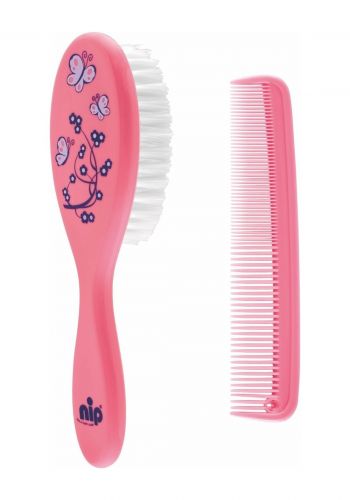 سيت مشط وفرشاة للاطفال من نيب الالمانية Nip Hair Comb and Brush Set
