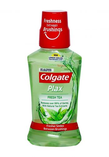 غسول فم بالشاي الطازج 250 مل من كولجيت Colgate Plax Fresh Tea Mouthwash 
