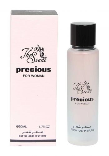 عطر شعر نسائي بريشيس 50 مل من ذا سينت The Scent Precious Fresh Hair Mist For Woman 