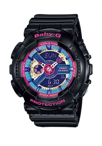 ساعة يد بناتية من كاسيو Casio BA-112-1ADR Baby-G Watch for Kids 