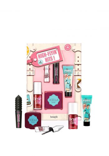 Benefit Benetint Lipstick 6ml Combo Lips And Cheeks Toner 6 Ml + Base Pore 7,5 Ml + Mascara Bad Gal Bang! 3 G Black + Eyebrow Gel Gimme 1,5 G 3 + Bronzer Hoola 4 G Hoola مجموعة المكياج من بنفت