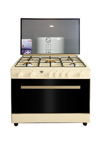 طباخ غازي 5 شعلات (٦٠*٩٠) سم  من رويال رحماني Royal Rahmani Gas cooker