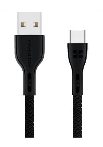 Promate PowerBeamC Ultra-Fast USB-A to USB-C cable- black كابل من بروميت