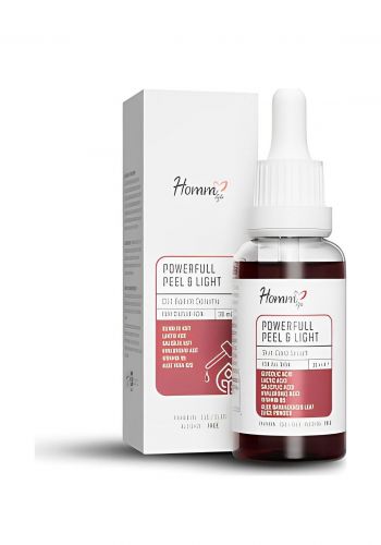 سيروم احماض الفواكه لتقشير البشرة 30 مل من هوم لايف Homm Life Powerfull Peel And Light Serum