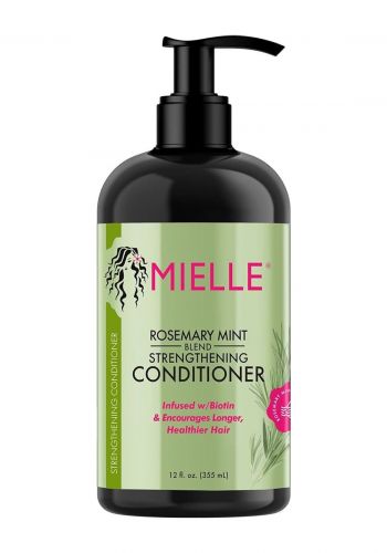 بلسم مقوي للشعر 355 مل من ميلي أورجانيكس Mielle Organics Rosemary Mint Strengthening Conditioner 