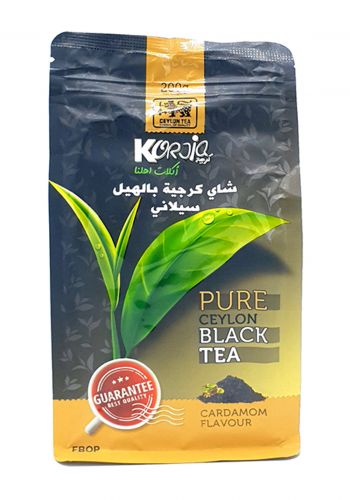 شاي سيلاني بالهيل 200 غرام من كرجية  Korjia Pure Ceylon Tea