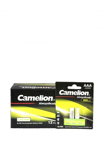 بطاريات ريمونت AAA  من كامليون-1 بطارية  Camelion NH-AAA900ARBP2 Ni-MH Rechargeable Battery