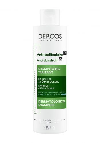 شامبو ضد القشرة للشعر العادي الى الدهني 198 غم من فيشي Vichy Dercos Anti - Dandruff Shampoo