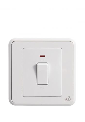 مفتاح كهربائي احادي مع نيون -سويج من بي ال تي 
BLT- 20A DP switch with neon