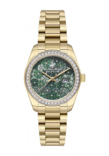 ساعة يد نسائية باللون الذهبي من بيفرلي هيلز بولو كلوب Beverly Hills Polo Club BP3596C.170 Women's Wrist Watch