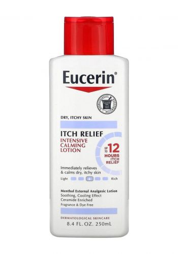 غسول مهدئ للبشرة الجافة والمصابة بالحكة 250 مل من يوسيرين Eucerin Itch Relief Intensive Calming Lotion 