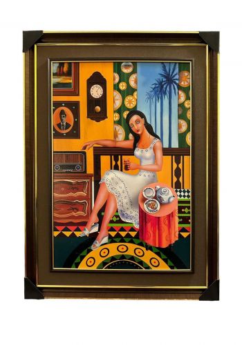 لوحة جدارية بطابع بغدادي 53*63 سم 