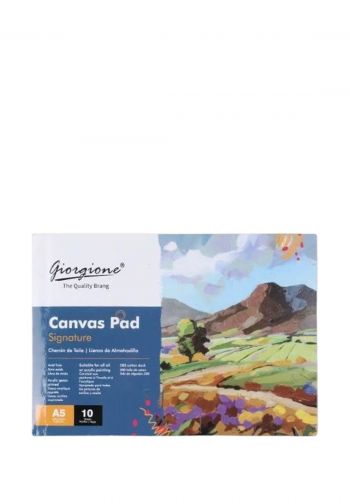 دفتر رسم كانفس 10 اوراق A5 من جورجونيه  Giorgione Canvis Pad for Acrylic and Oil Painting