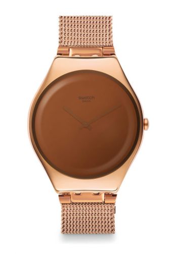 ساعة نسائية برونزية اللون من سواج Swatch SYXG107M Women's Watch