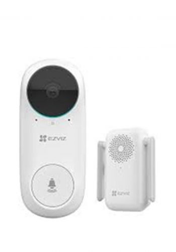 Ezviz DB2C  Smart Doorbell - White جرس مع كاميرا من ايزفيز