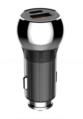 Ldnio Car Charger With Lightning Cable شاحن سيارة للموبايل مع لايتننك كيبل من لدنيو