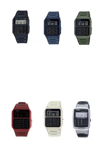 ساعة كلاسيك بحاسبة من كاسيو Casio CA-53W-1Z Calculator Male Watch