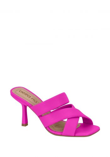 صندل كعب عالي نسائي 9 سم باللون الوردي من بيرا ريو Beira Rio Women's High Heel