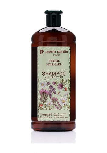شامبو لجميع انواع الشعر 750 مل من بيير كاردن Pierre Cardin Herbal All Hair Types Shampoo