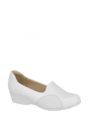 حذاء كعب عالي طبي نسائي 3.5 سم  باللون الابيض من موداري  Modare Flat Shoes