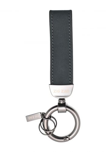 ميدالية مفاتيح جلد من زك زاك Zig Zag Leather Keychain