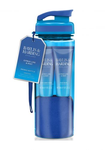 Baylis & Harding Men's Citrus Lime & Mint Water Bottle مجموعة العناية الجسم للرجال من من  بايلز وهاردينغ